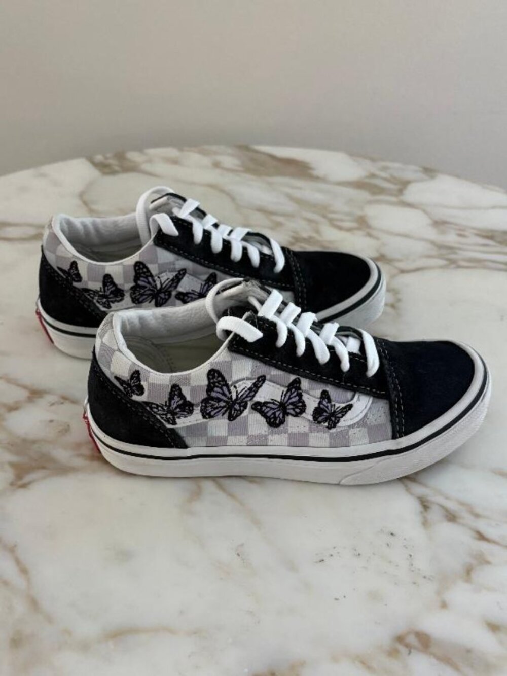 Vans Old Skool Butterflies Skate Shoe - Picture 3 of 7